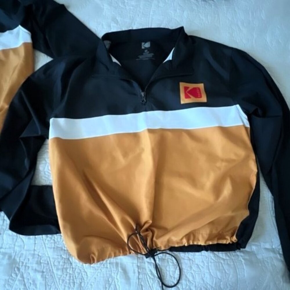 KODAK CLUB Windbreaker Pullover Size: M